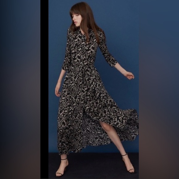 Zara Dresses & Skirts - ZARA “Marilyn “ 100% viscose maxi dress - medium